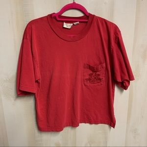 Vintage Victoria’s Secret Gold Tag Pocket Tee M/L